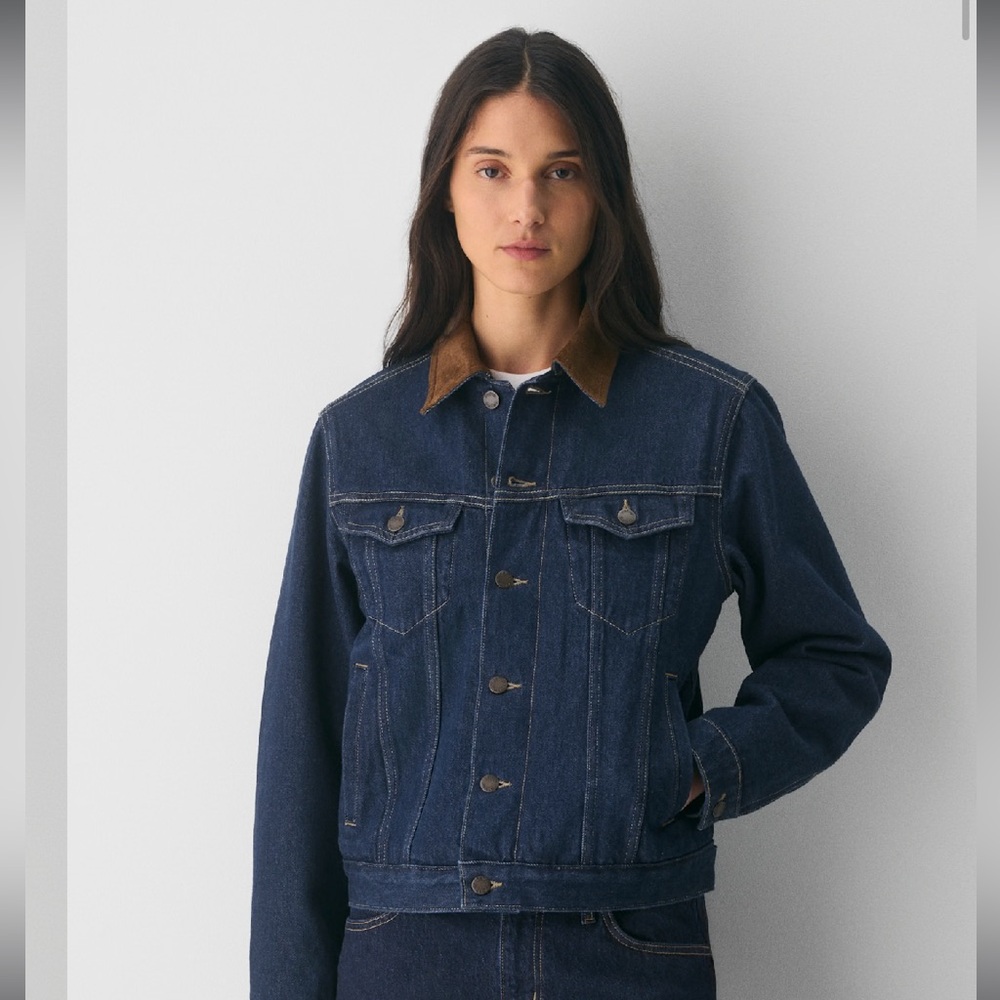 Denim Forum Winona Denim Jacket - Dark Blue